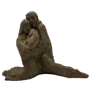 Nativity Mary Joseph Jesus Limited 87/100 Clay or Ceramic Unsigned